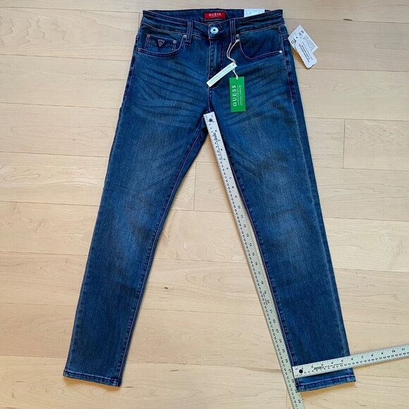 Guess Mid Rise Modern Skinny Avalon Jeans 29x30 Medium Wash Repreve Recycle - Picture 13 of 16